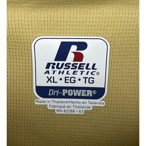 NWT Alcorn State University Braves Basketball Gold Men’s XL Polo Shirt HBCU - Picture 5 of 5